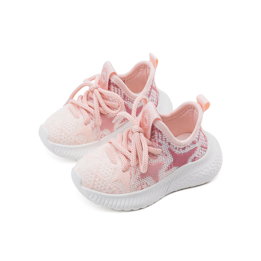 Ebmini E7924 Starry Mash Sneakers (Pink)