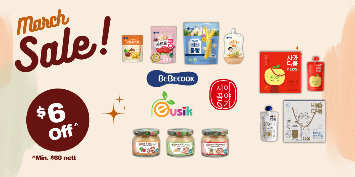BeBecook, Eusik and Sigolstory Baby Food - $6 off $60 nett