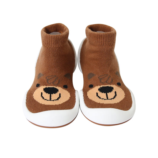 Komuello - Baby Sock Shoes (Brown Bear)