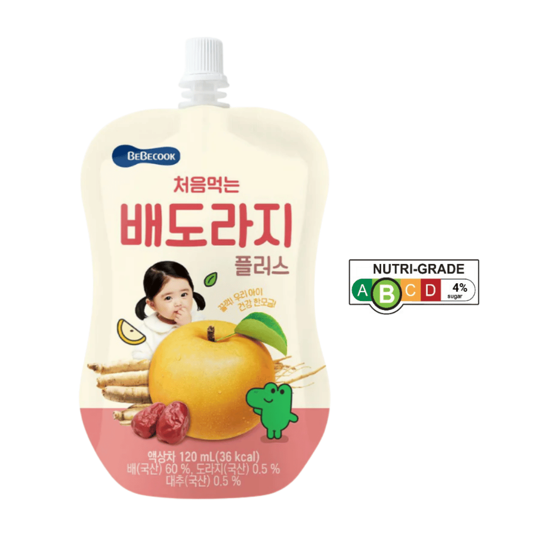 BeBecook - Brewed Korean Golden Pear Drink w Jujube & Bellflower Root 120ml
