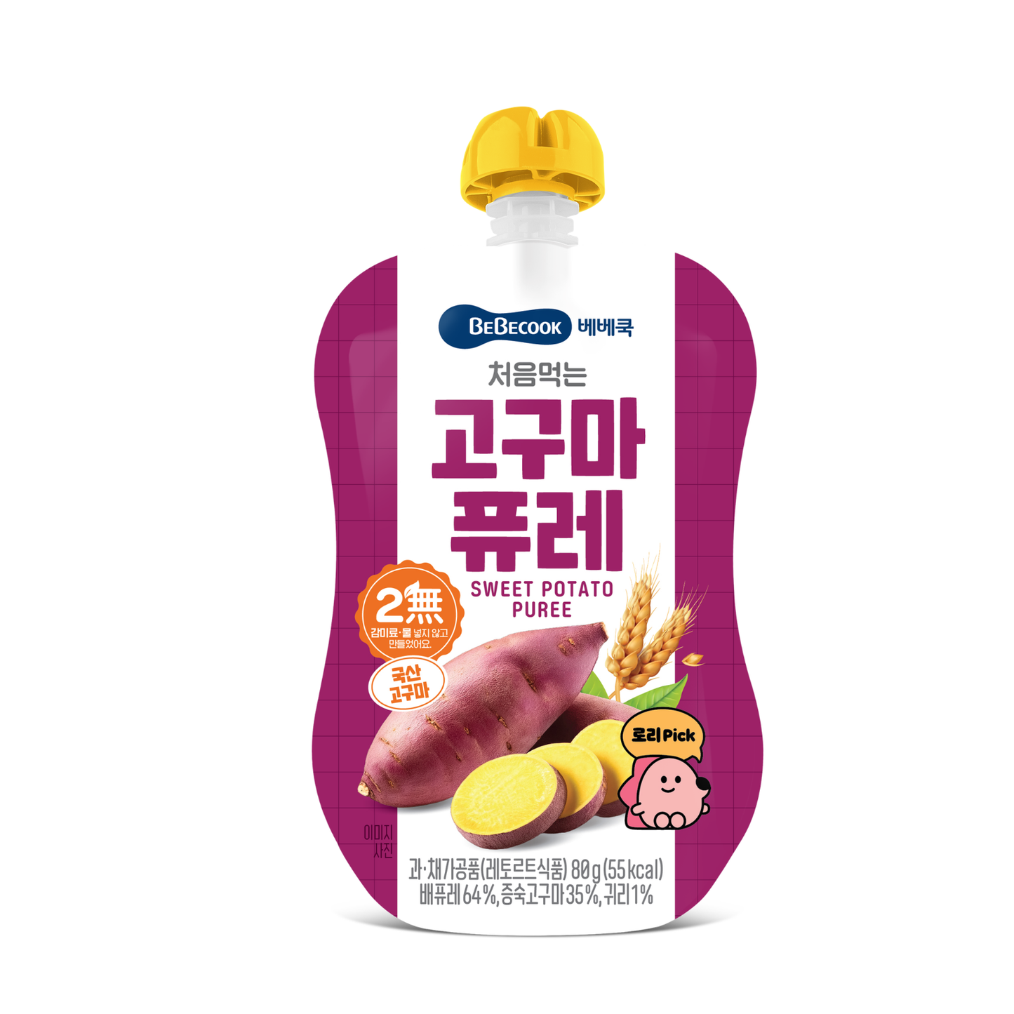 BeBecook - My First Yummy Puree (Sweet Potato w Oatmeal) 80g