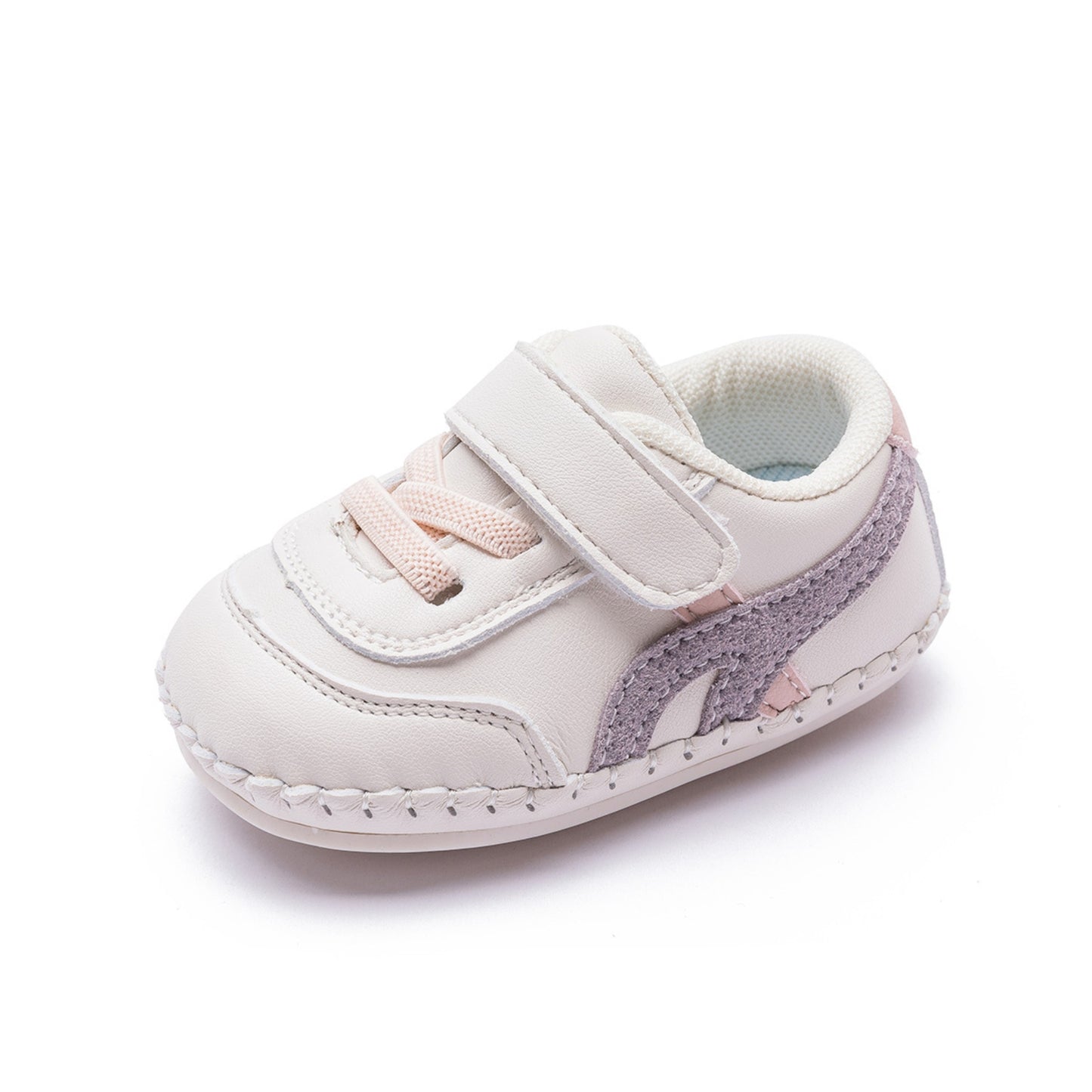 EBmini E3661 Soft-Soled Baby Sneaker (Purple)