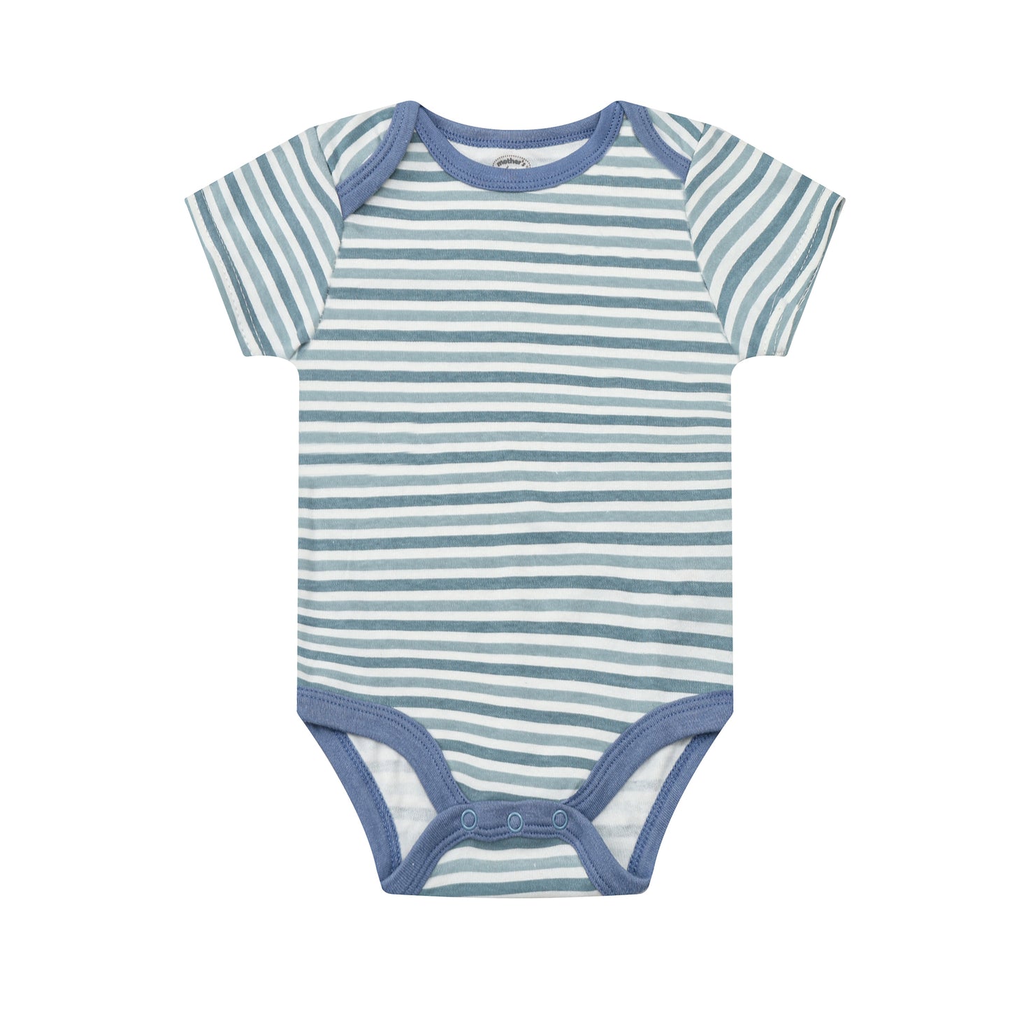 Mother's Choice 3-Pc 100% Cotton Short Sleeve Bodysuits (Blue, Bear, Daddy knows I'm sooo cute)