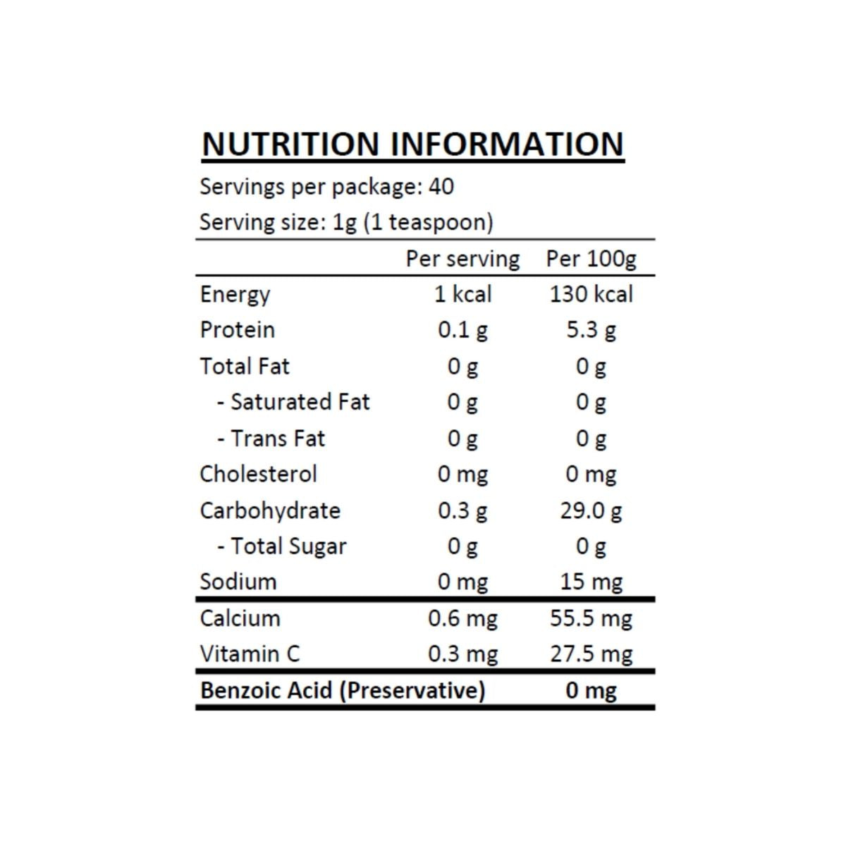 SG Homemade - Garlic Powder  40g