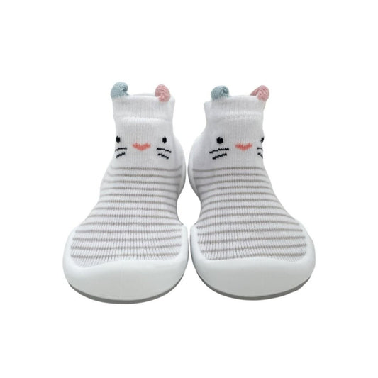 Komuello - Baby Sock Shoes (Heart Cats)