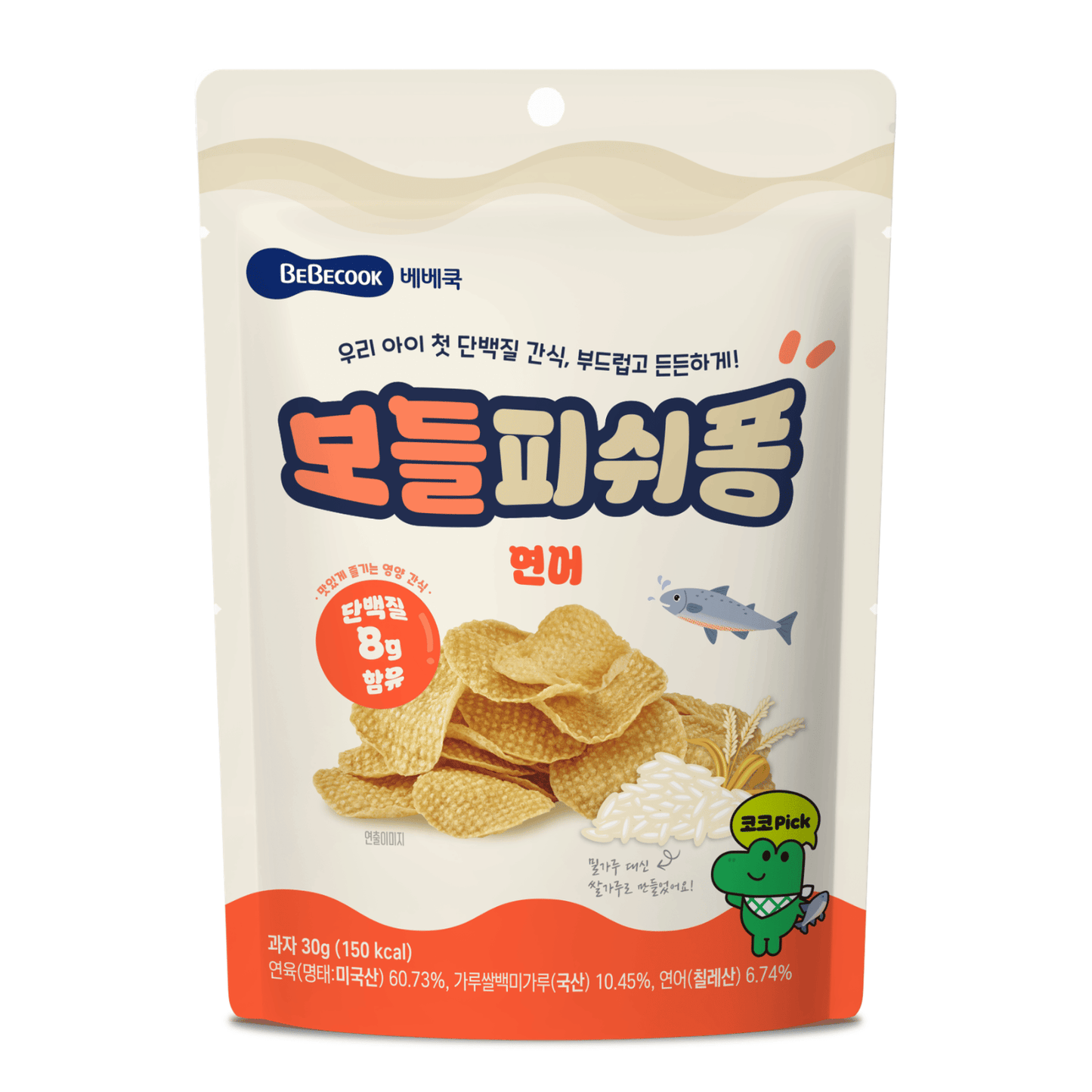 BeBecook - Soft Fish Chip (Salmon) 30g