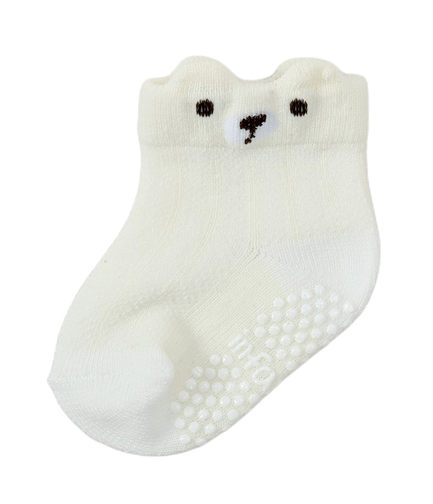 Infancie 7-Pk Anti-Slip Baby Socks Gift Box (Little Critters, 0-6m)