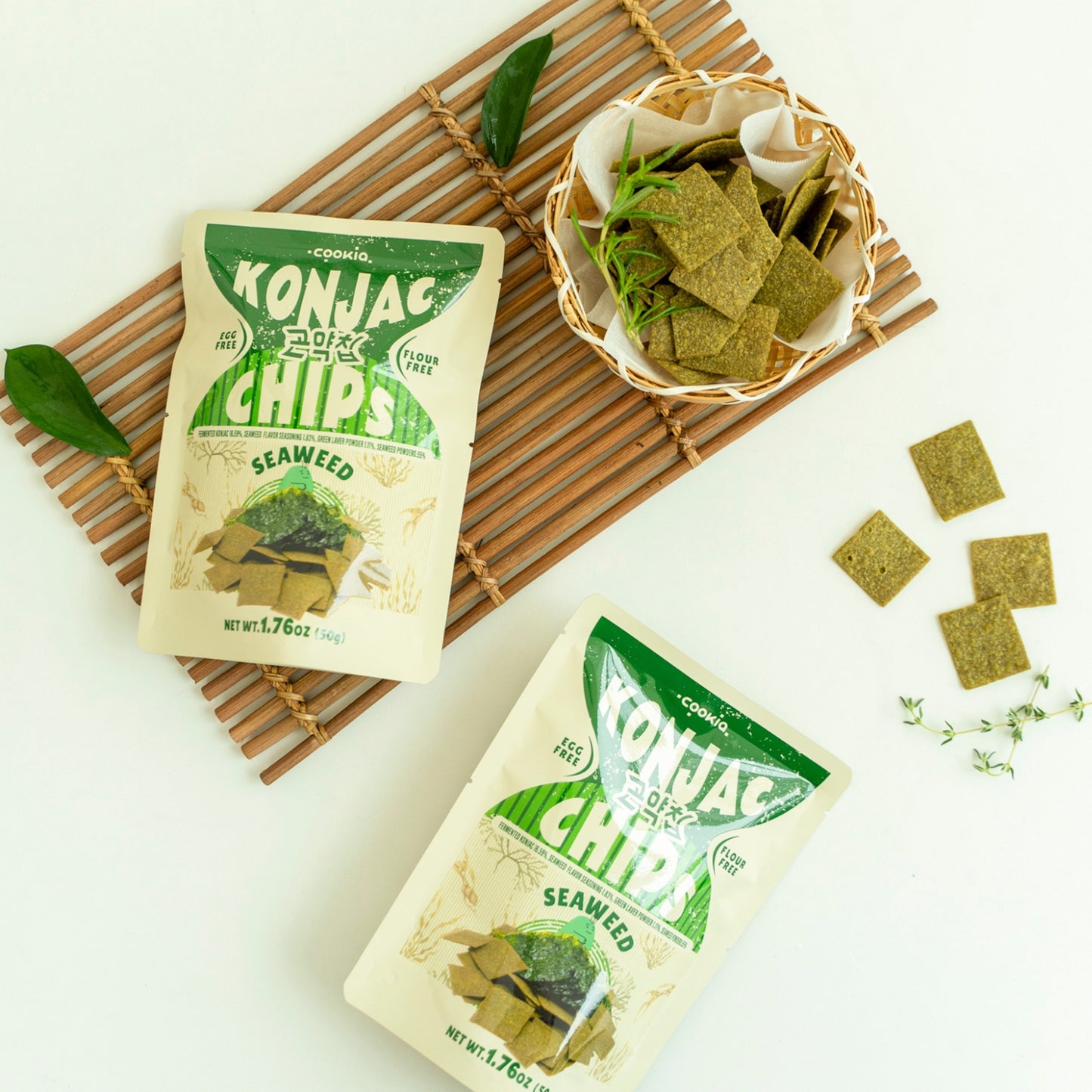 Cookia - Konjac Chips (Seaweed) 50g