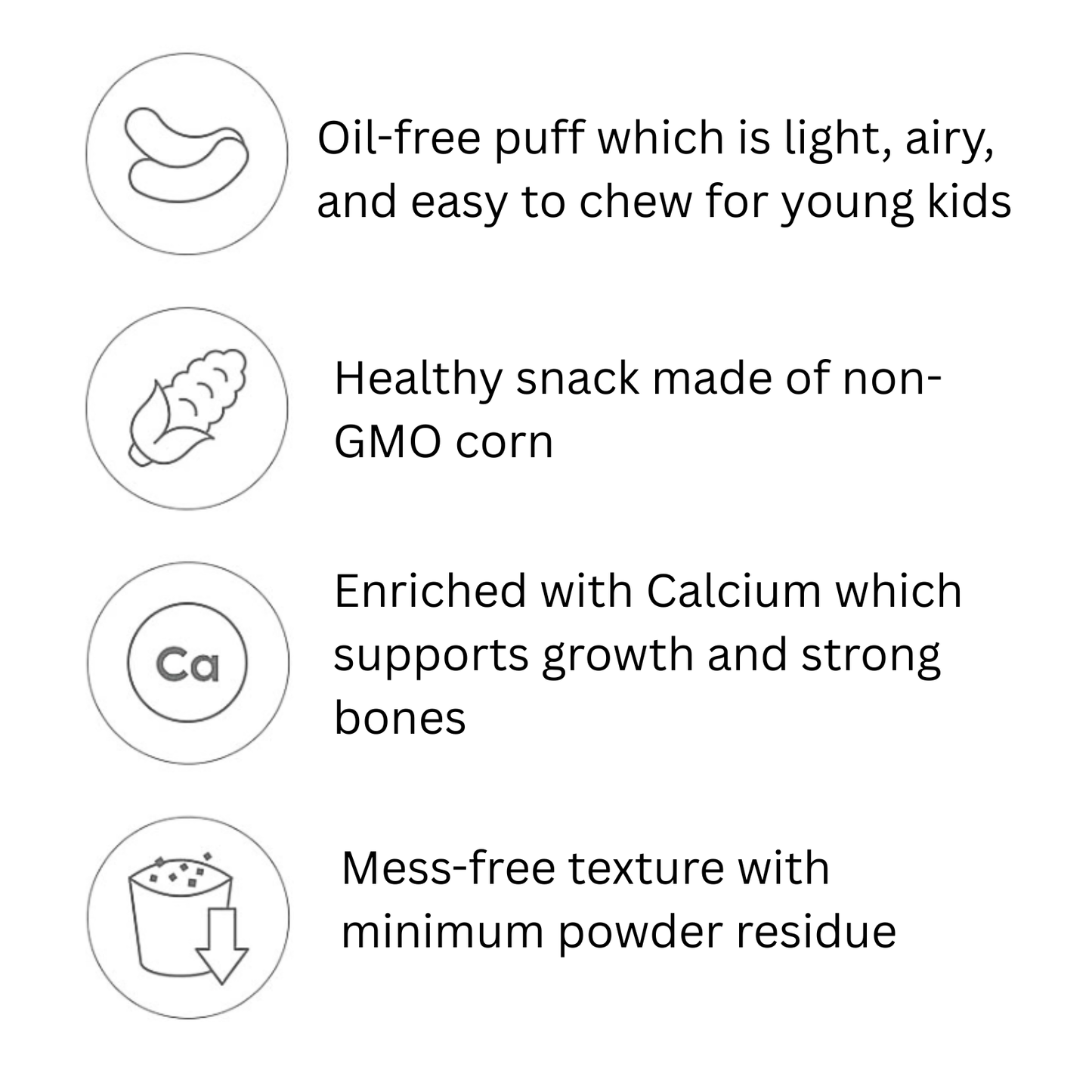 BeBecook - Melon Corn Puffies 30g