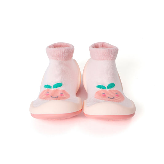 Komuello - Baby Sock Shoes (Cute Peach)