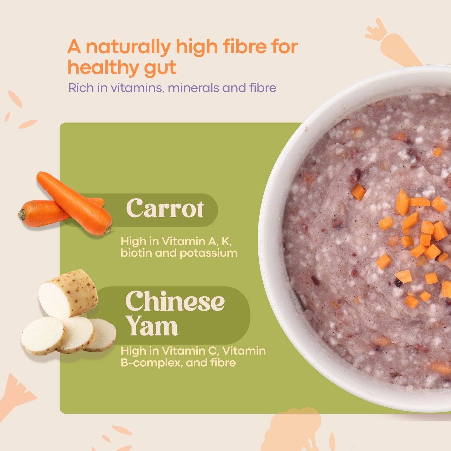 AVIA - Berry Quick Porridge Chinese Yam and Carrot (10g x 2)