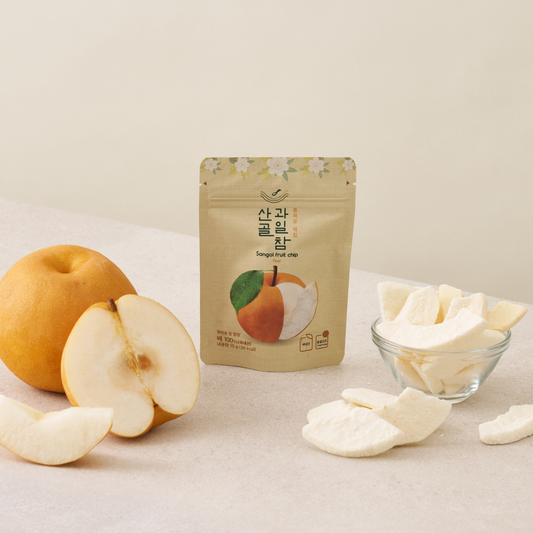Ecomommeal - Freeze-Dried Fruit Chip (Korean Pear) 10g