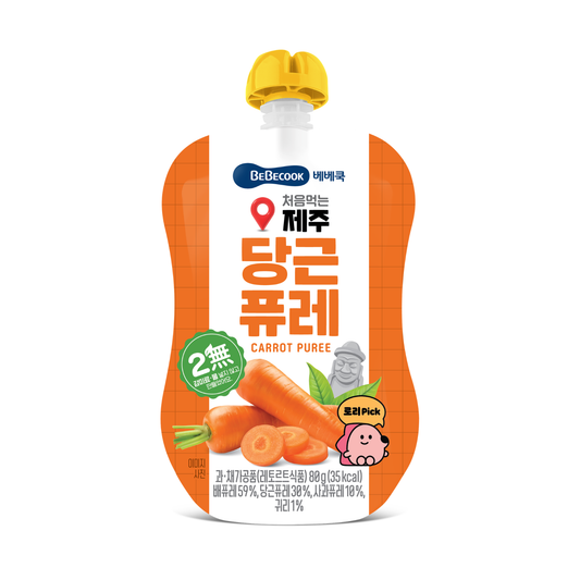 BeBecook - My First Yummy Puree (Carrot w Oatmeal) 80g