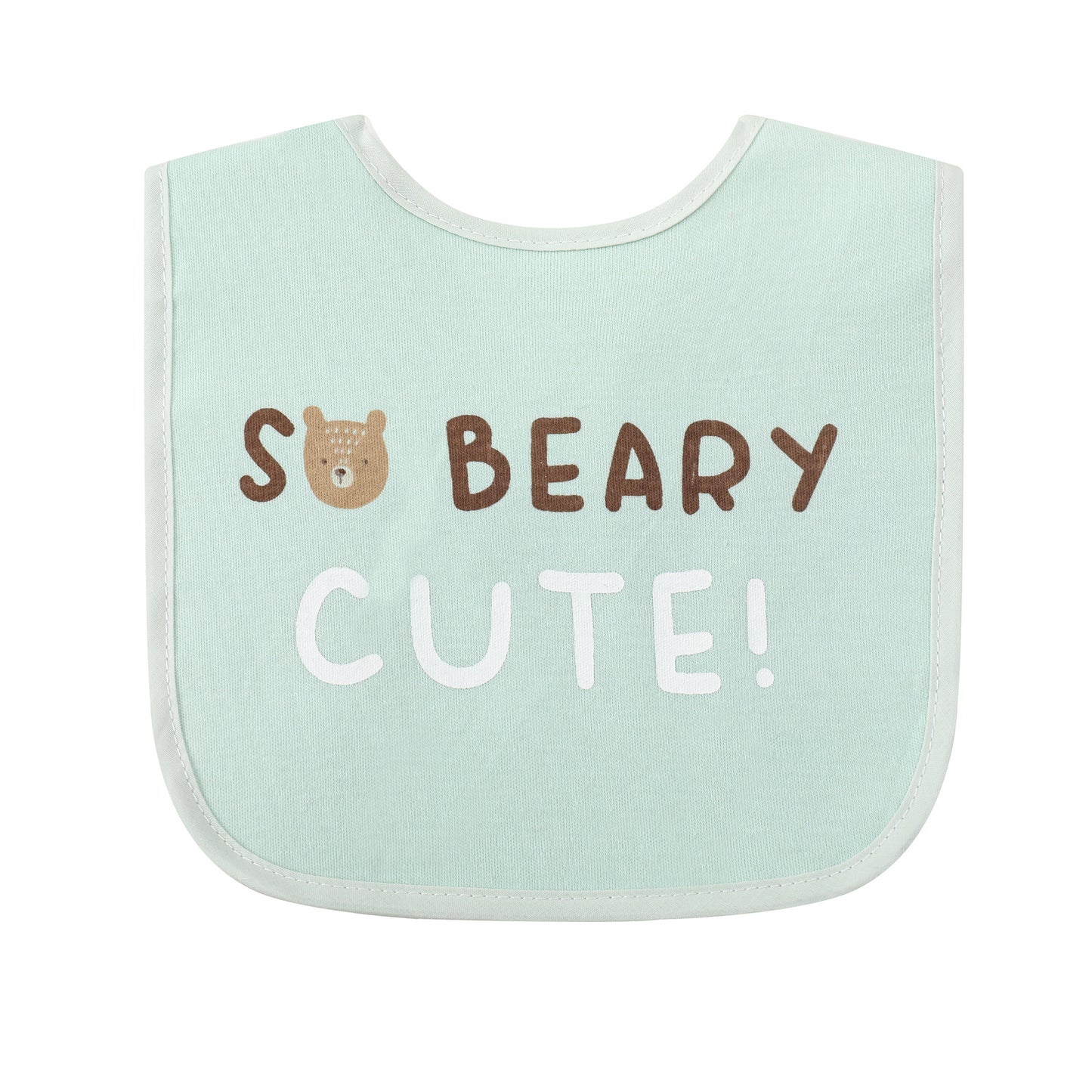 Infancie 5-Pc Cotton Drooler Bibs (So Beary Cute)