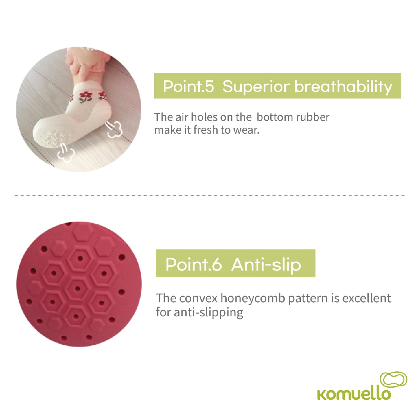 Komuello - Baby Sock Shoes (Super Hero)