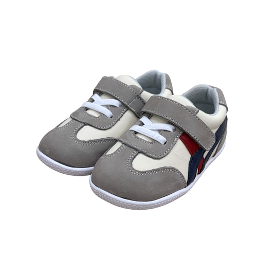 Freycoo - Cream Melvyn Flexi-sole Toddler Shoes