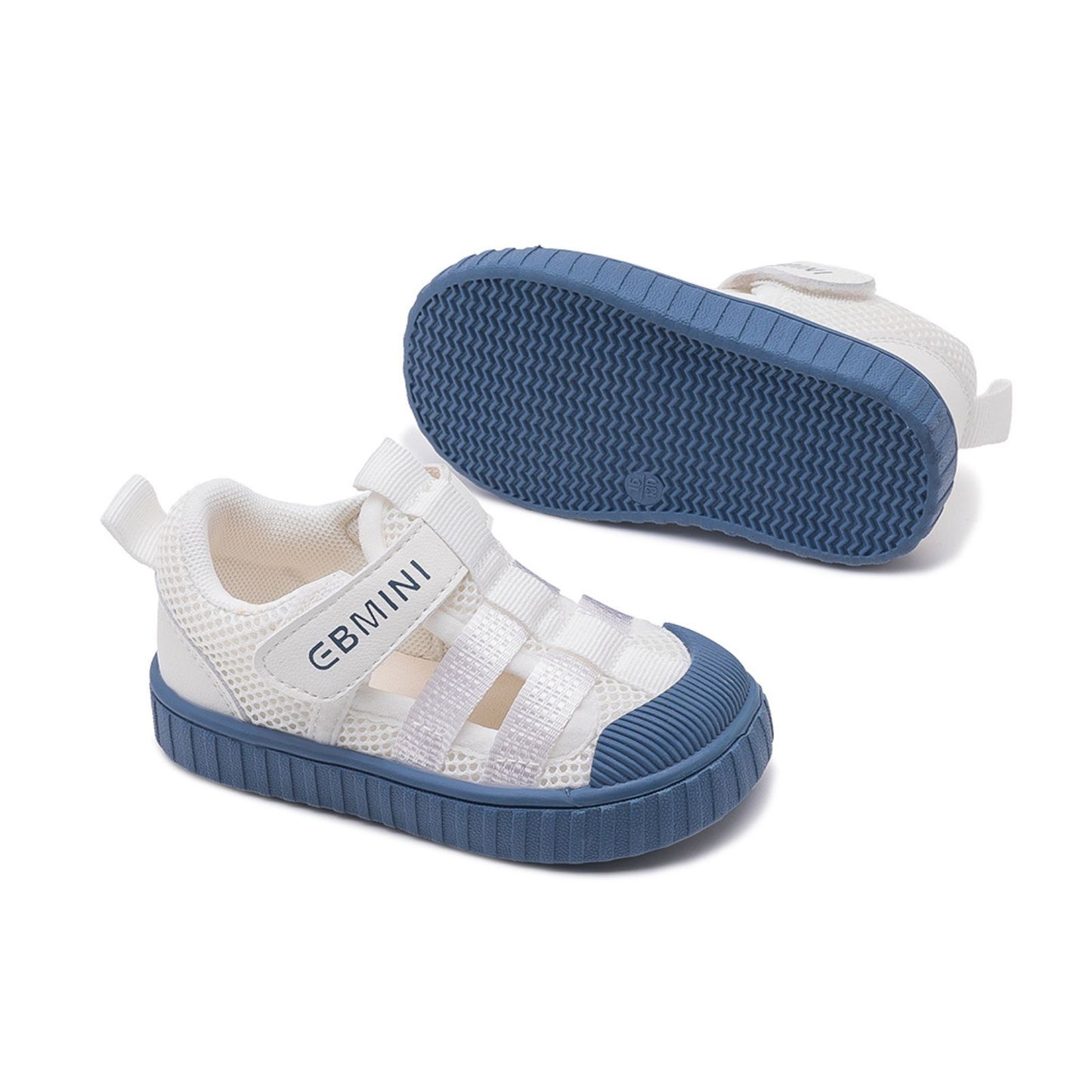 EBmini - E7196 Cool-Mesh Sandals (Blue)