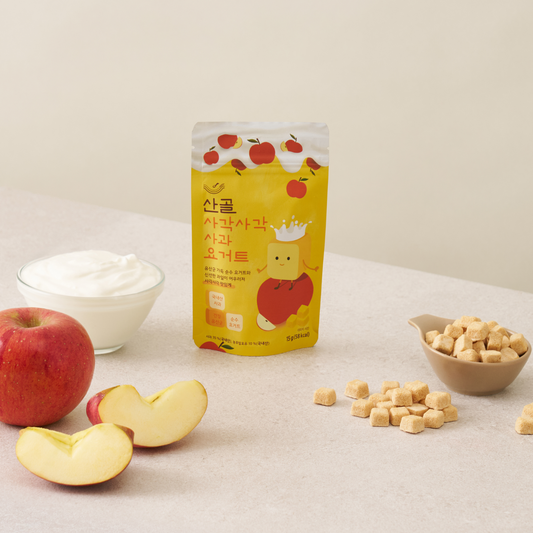 Ecomommeal - Freeze-Dried Yogurt Cube (Apple) 15g