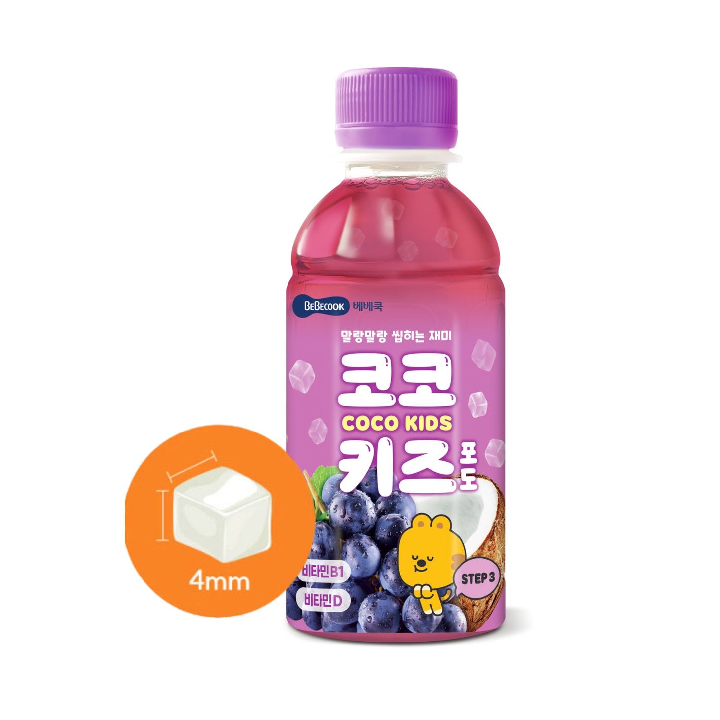 BeBecook - COCO Kids Vita Drink (Grape) 220ml