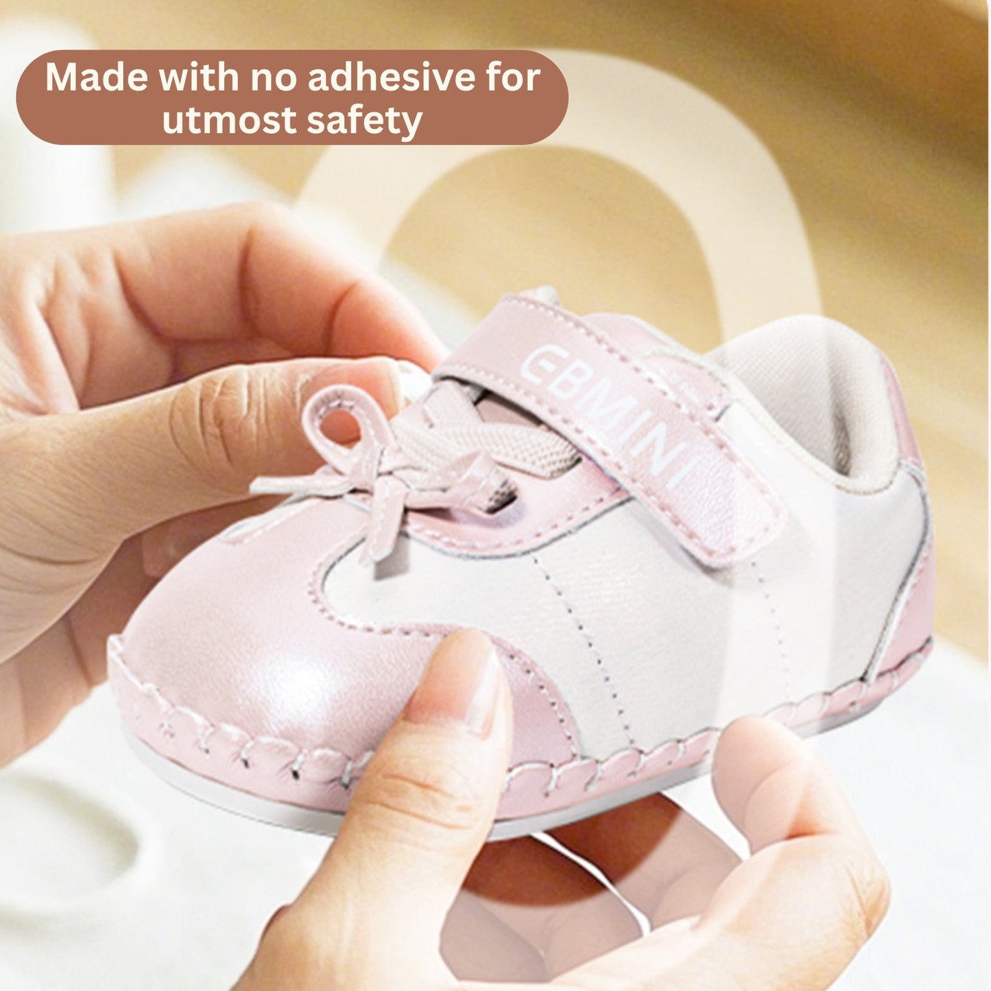 EBmini - E25C190 Twinkle Steps Baby Sneakers (Silver)