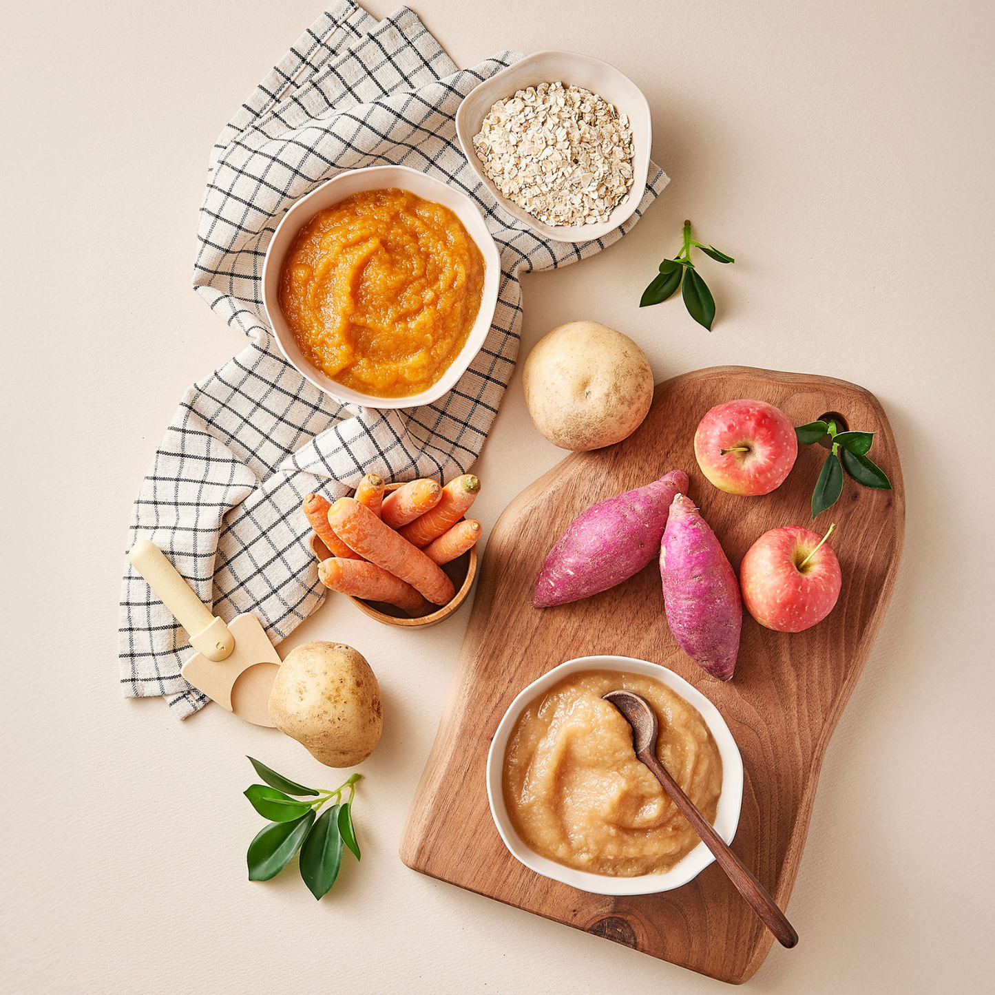 BeBecook - My First Yummy Puree (Carrot w Oatmeal) 80g