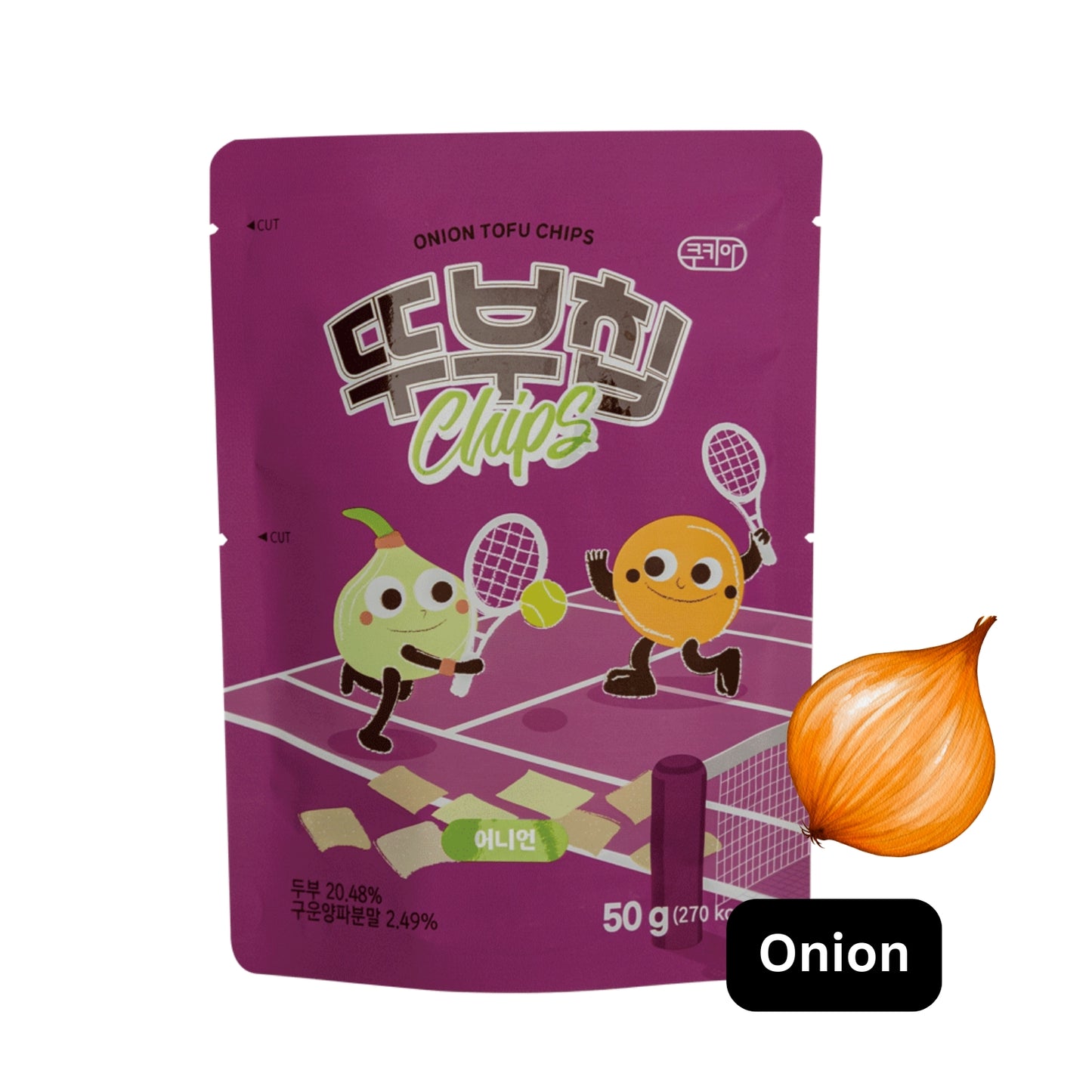 Cookia - Real Tofu Chips (Onion) 50g