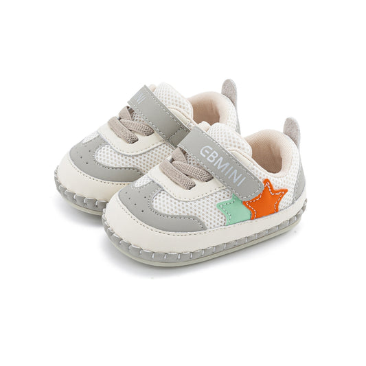 E25A065 Starry Soft Baby Sneakers (Grey)
