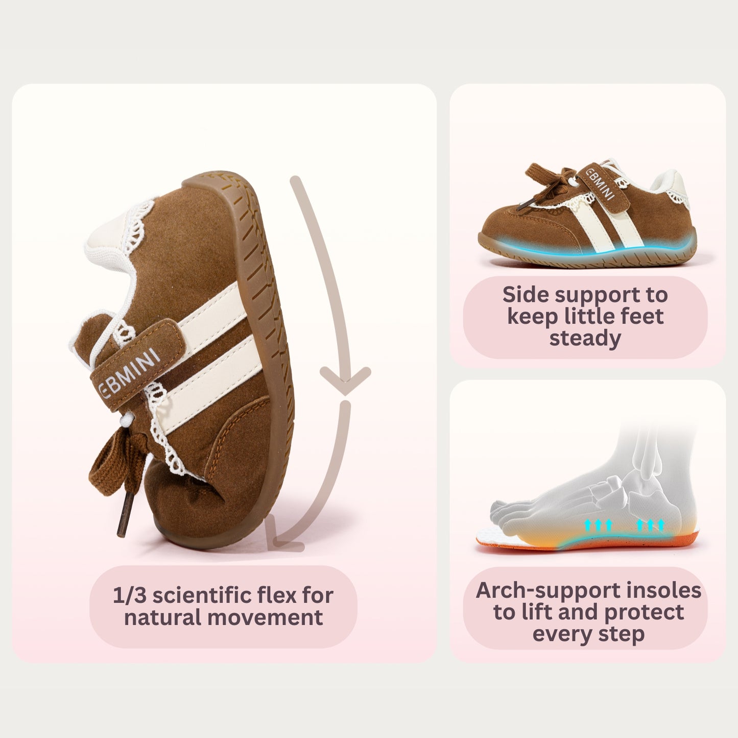 EBmini - E25C222 Lacey Glide Sneakers