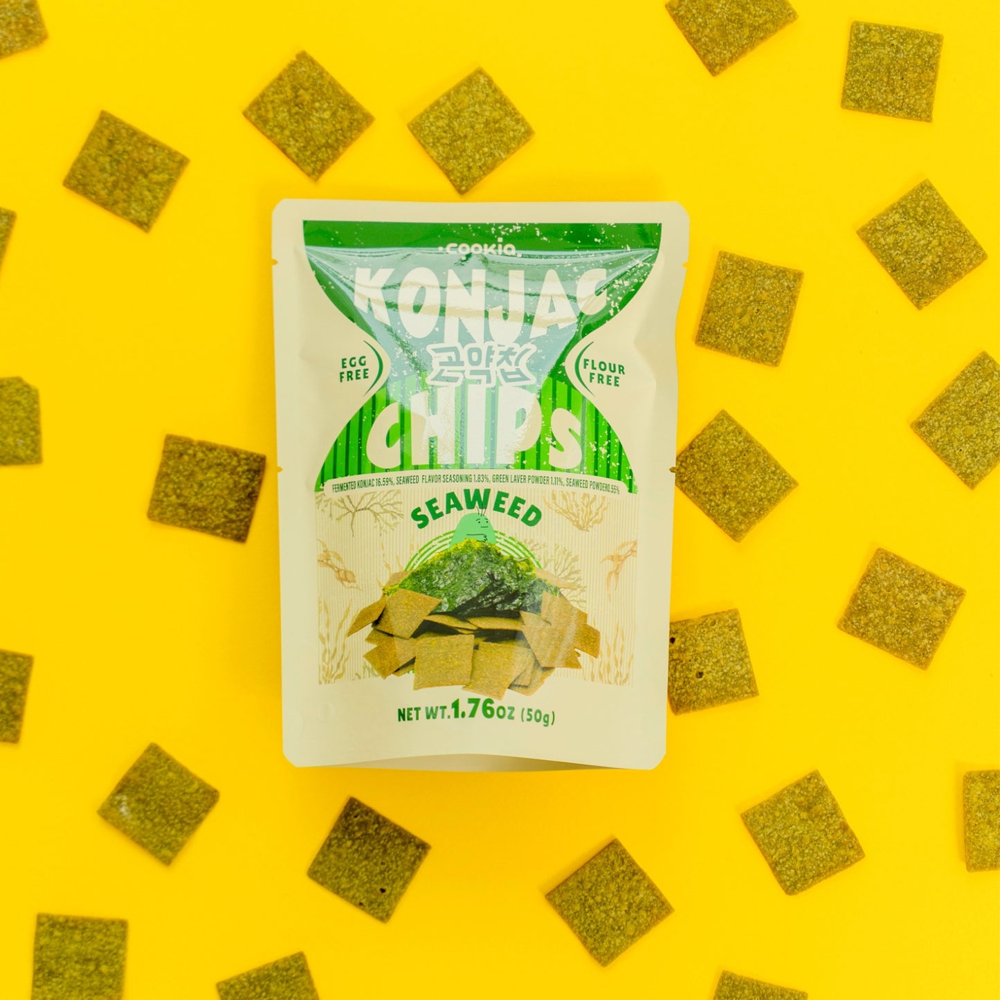 Cookia - Konjac Chips (Seaweed) 50g