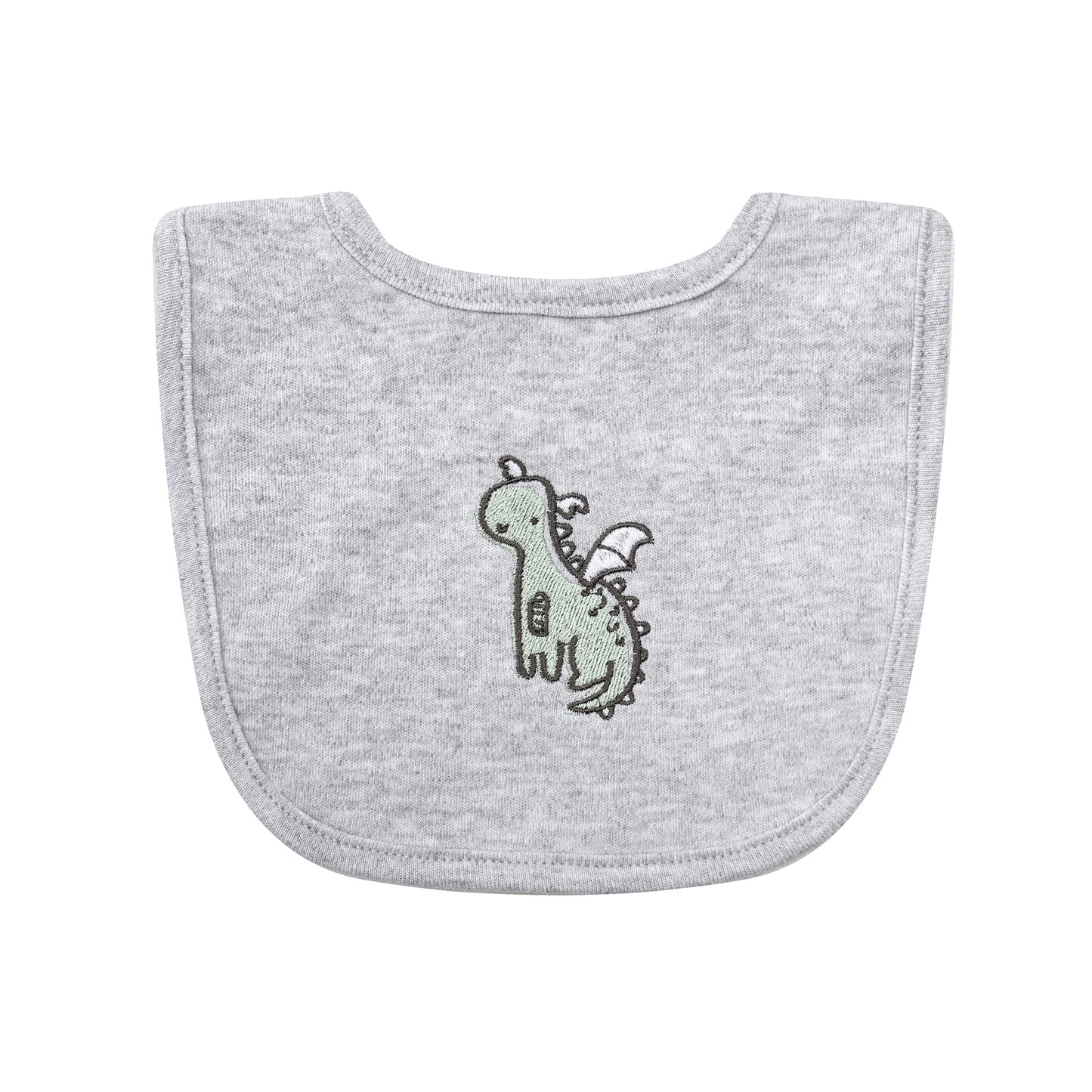 Infancie 5-Pc Baby Layette Set - Grower, Bodysuit,Bib,Hat and Mittens (Green Dino)