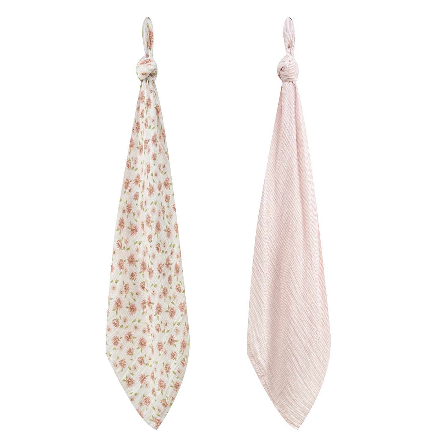 Infancie 2-Pc Muslin Receiver (Flora)