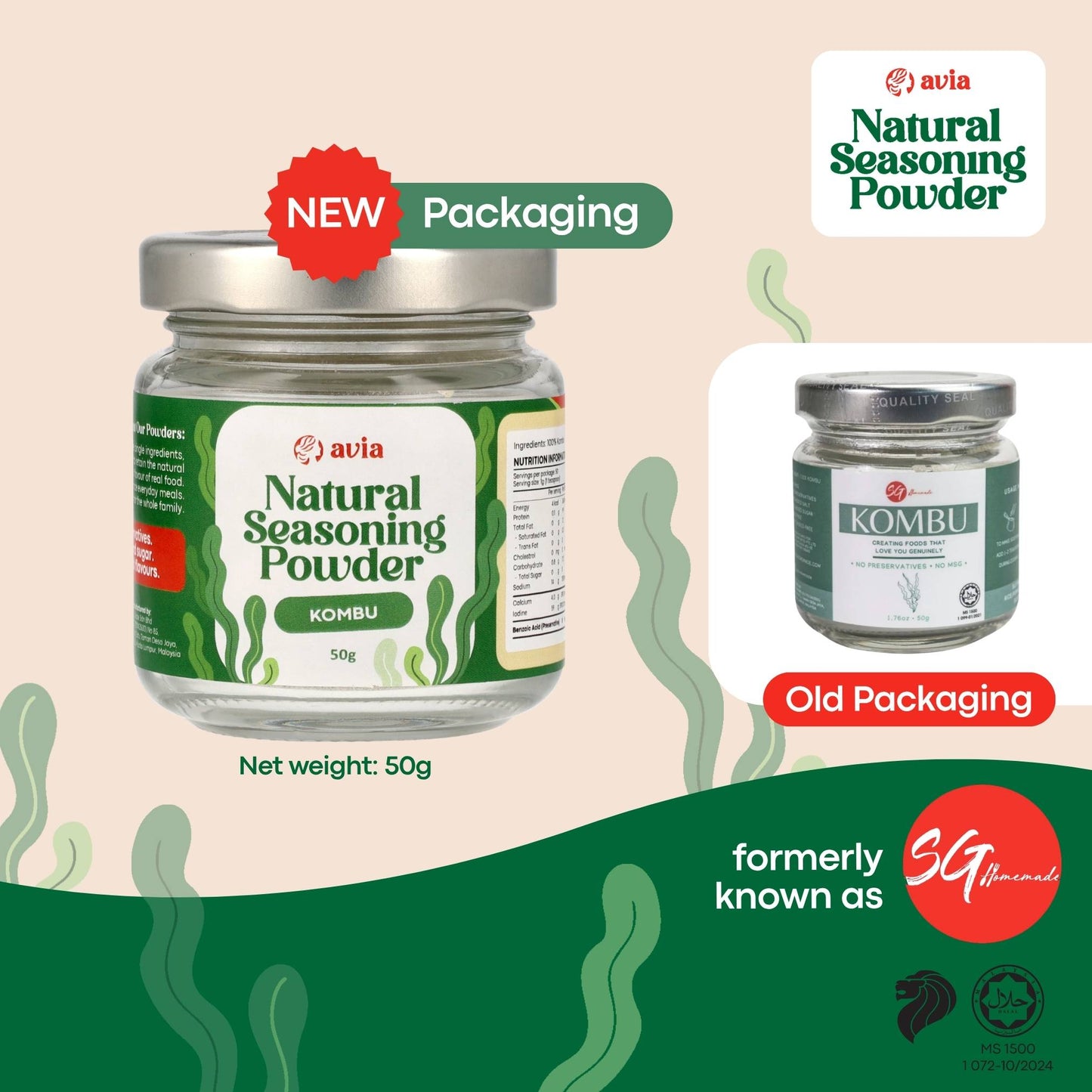 AVIA - Kombu Powder 50g