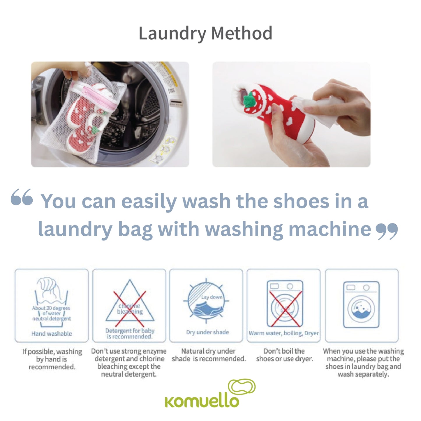 Komuello - Toddler Sock Shoes (Train Toddler)