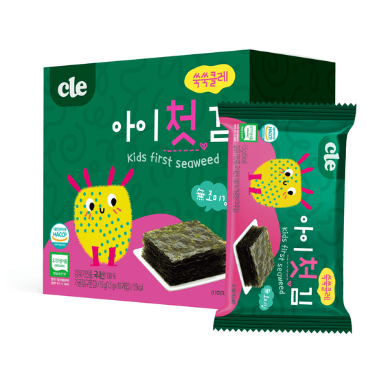CLE - Kid's First Organic Monster Seaweed (Non-Seasoned) 1.5g x10