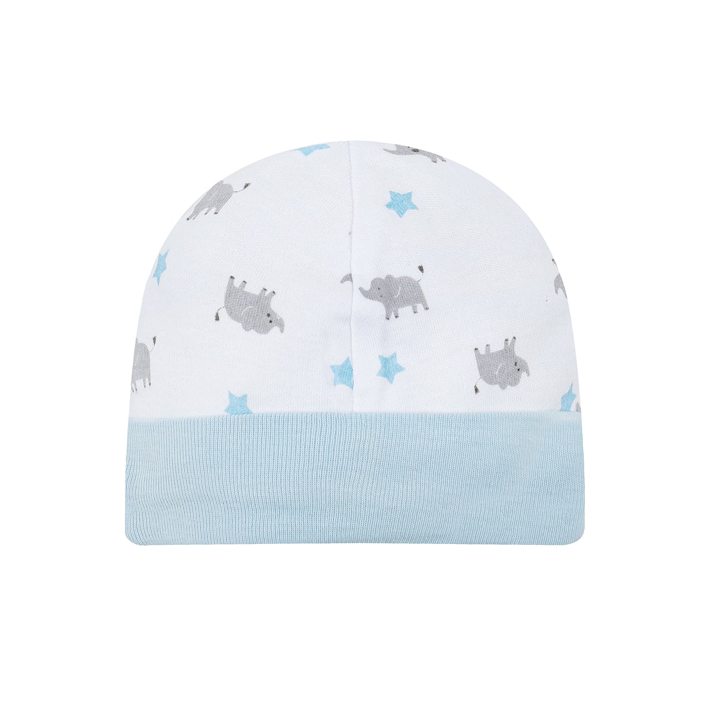 MOTHER'S CHOICE 5-Pc Baby Layette Set - Grower, Bodysuit, Bib, Hat & Mittens (Blue Elly)