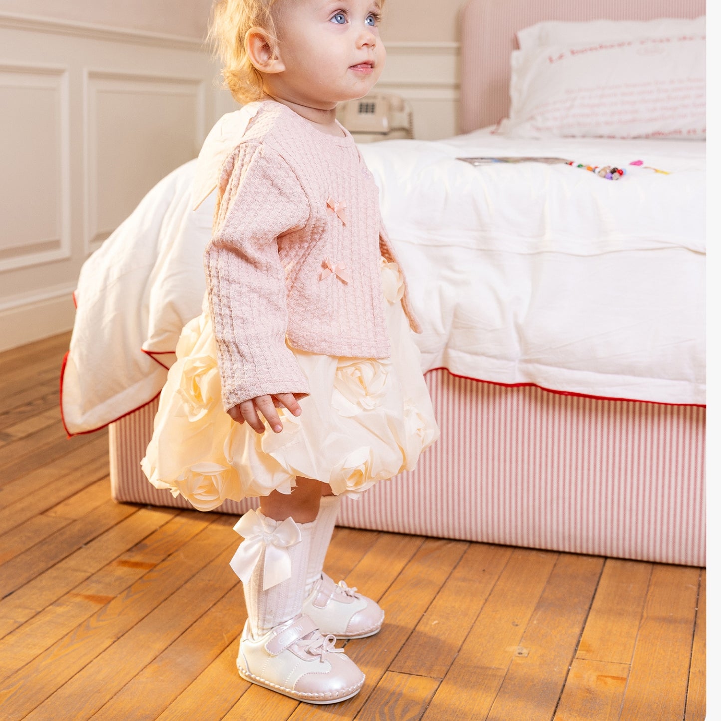 EBmini - E25C190 Twinkle Steps Baby Sneakers (Pink)