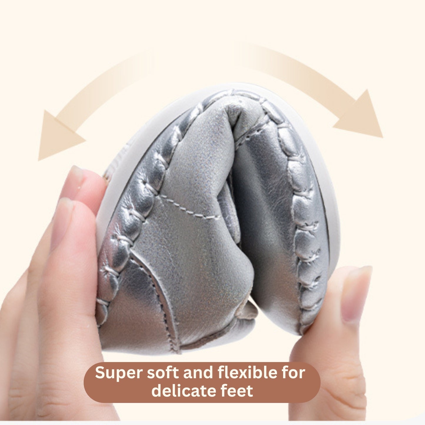 EBmini - E25C190 Twinkle Steps Baby Sneakers (Silver)