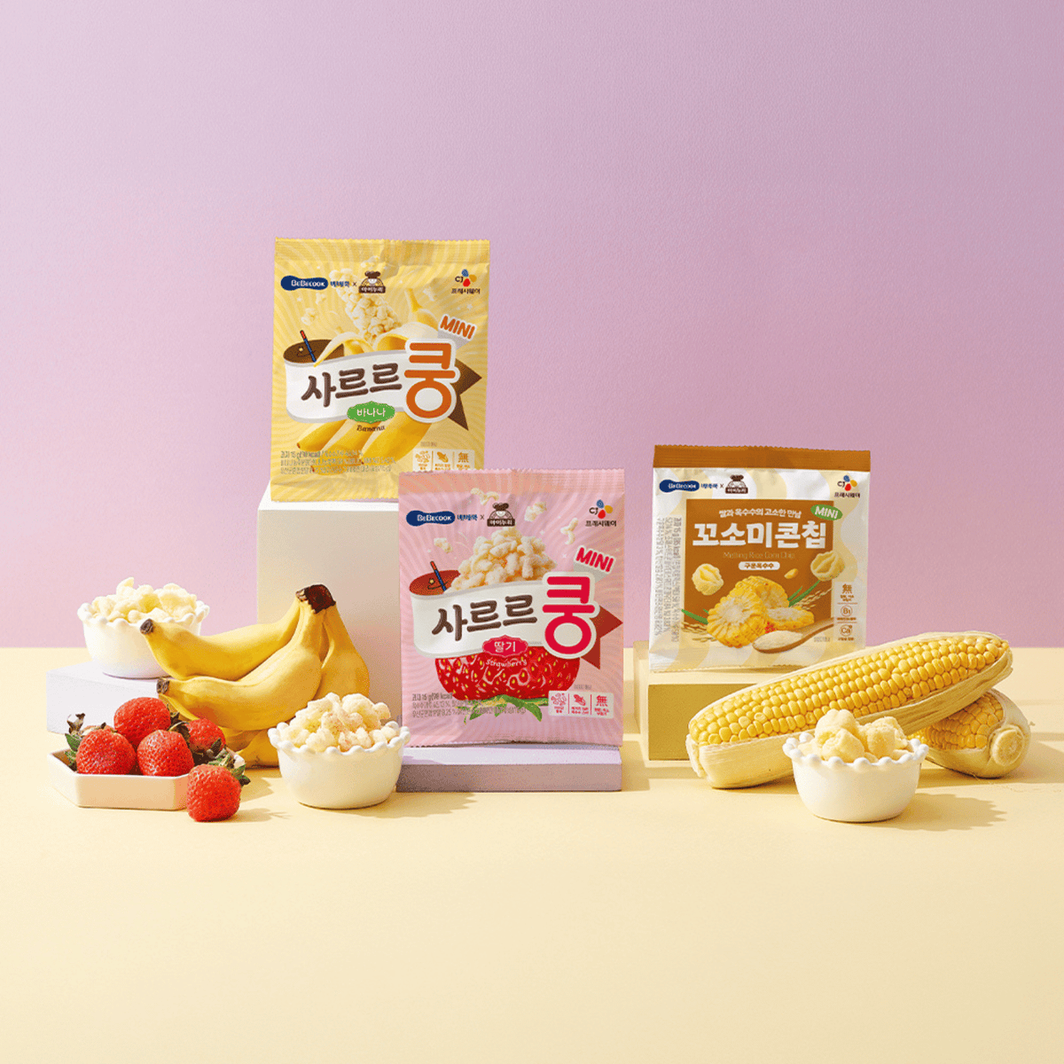 BeBecook - Melting Puff w Probiotics Mini Pack (Banana) 15g