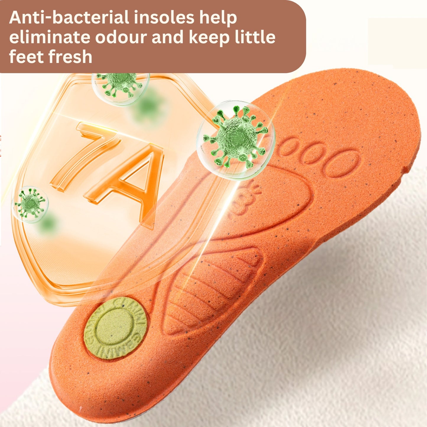 EBmini - E25C190 Twinkle Steps Baby Sneakers (Pink)