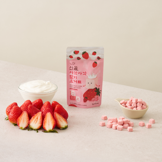 Ecomommeal - Freeze-Dried Yogurt Cube (Strawberry) 15g