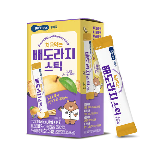 BeBecook - Happy Breathe Pear & Bellflower Root Sticks