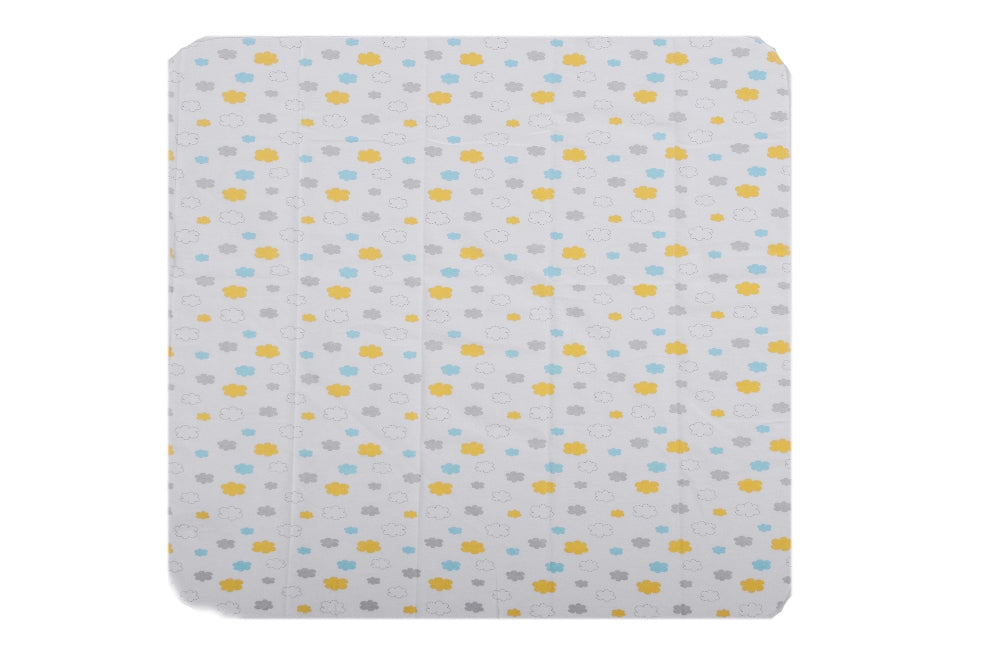 MOTHER'S CHOICE Infant / Baby 100% Pure Cotton Flannel Receiver/Wrap  (Yellow Animals )