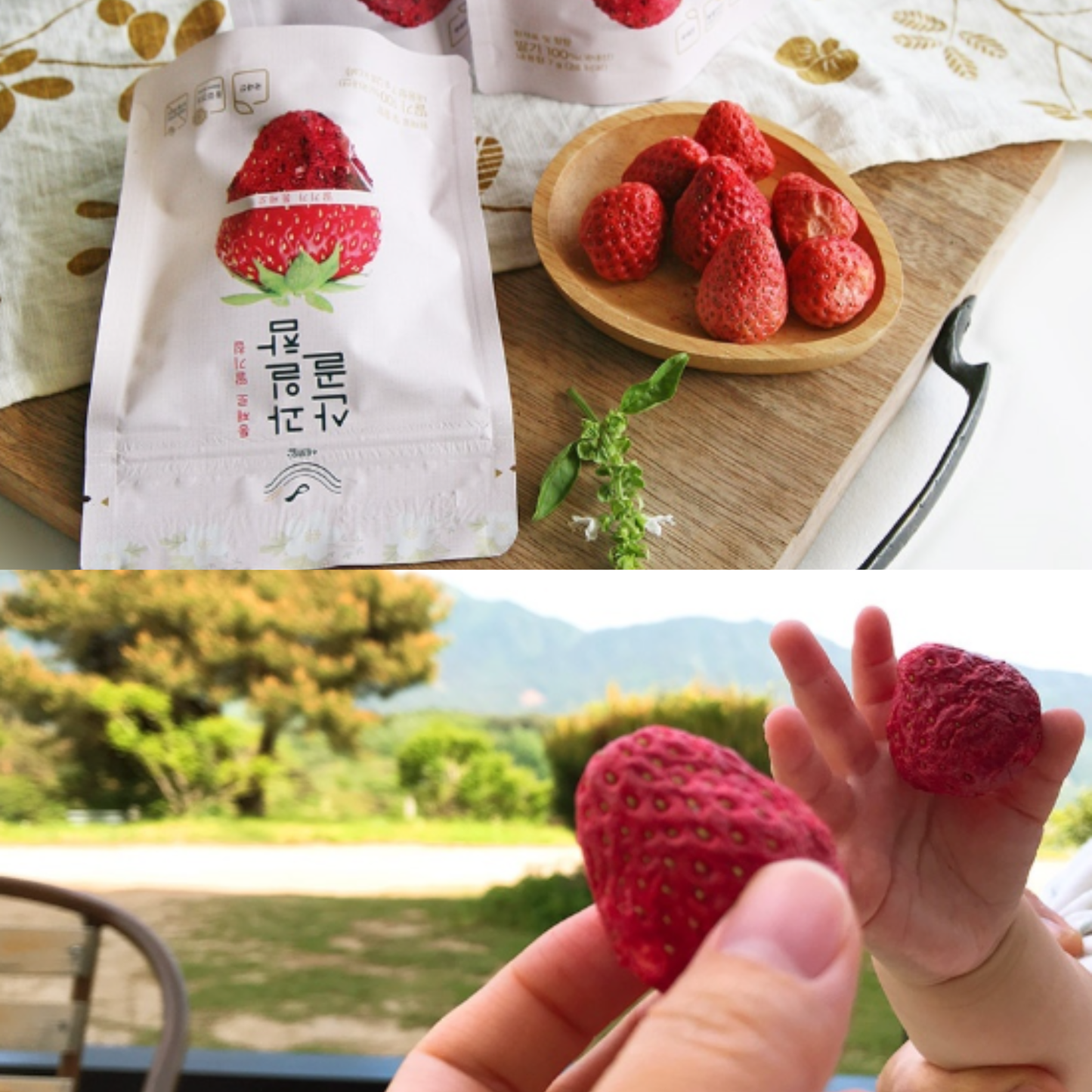 Ecomommeal - Freeze-Dried Fruit Chip (Korean Strawberry) 7g