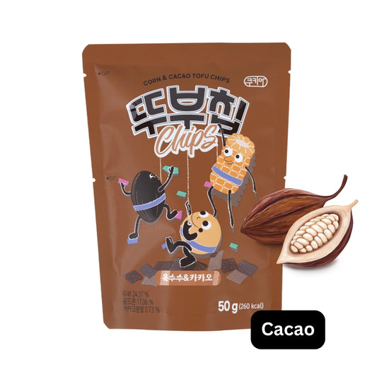 Cookia - Real Tofu Chips (Corn & Cacao) 50g