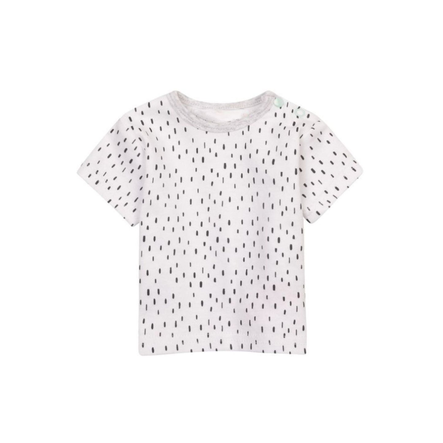 INFANCIE 3-Pc 100% Cotton Baby Tee Shirt (Mint Jungle)