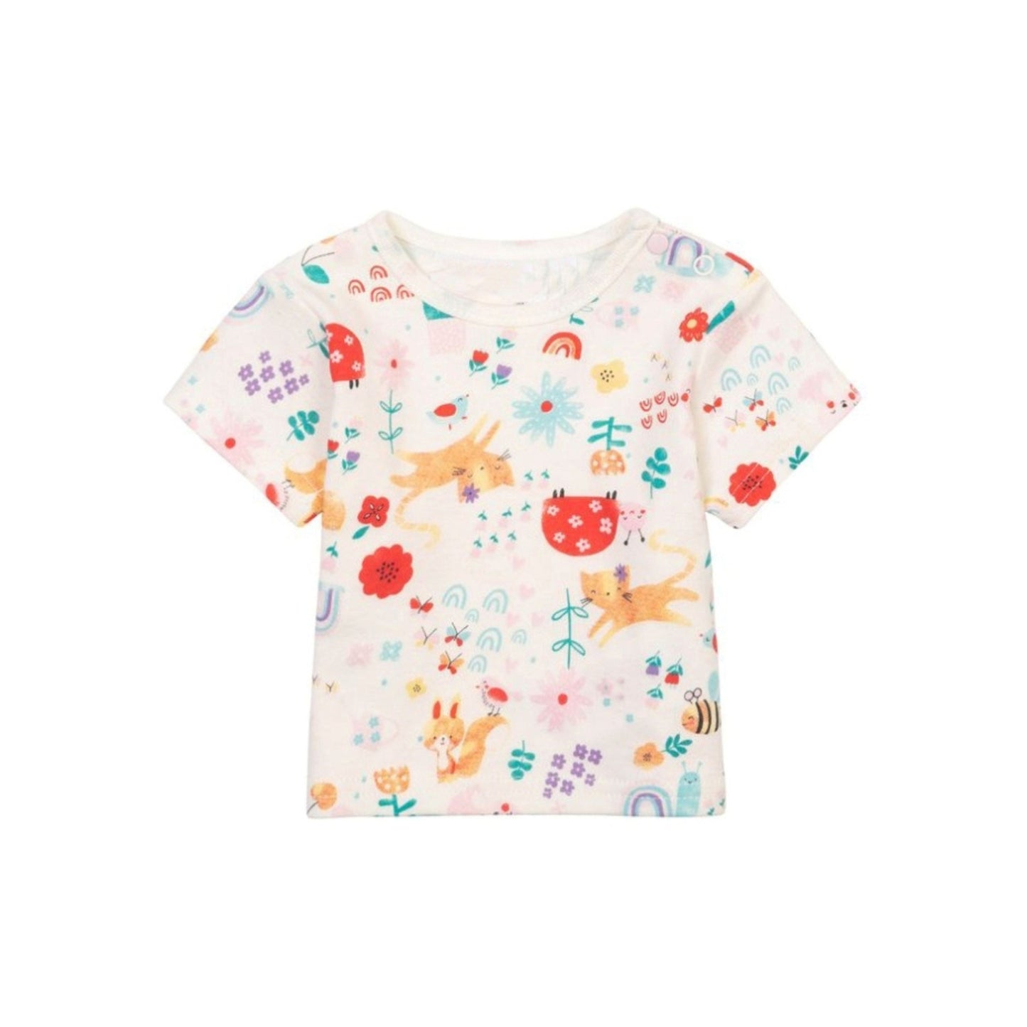 INFANCIE 3-Pc 100% Cotton Baby Tee Shirt (In the Garden)