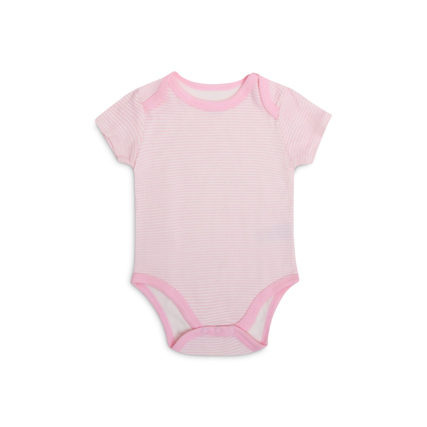 INFANCIE 3-Pc 100% Cotton Short-Sleeved Baby Bodysuits (In the Garden)