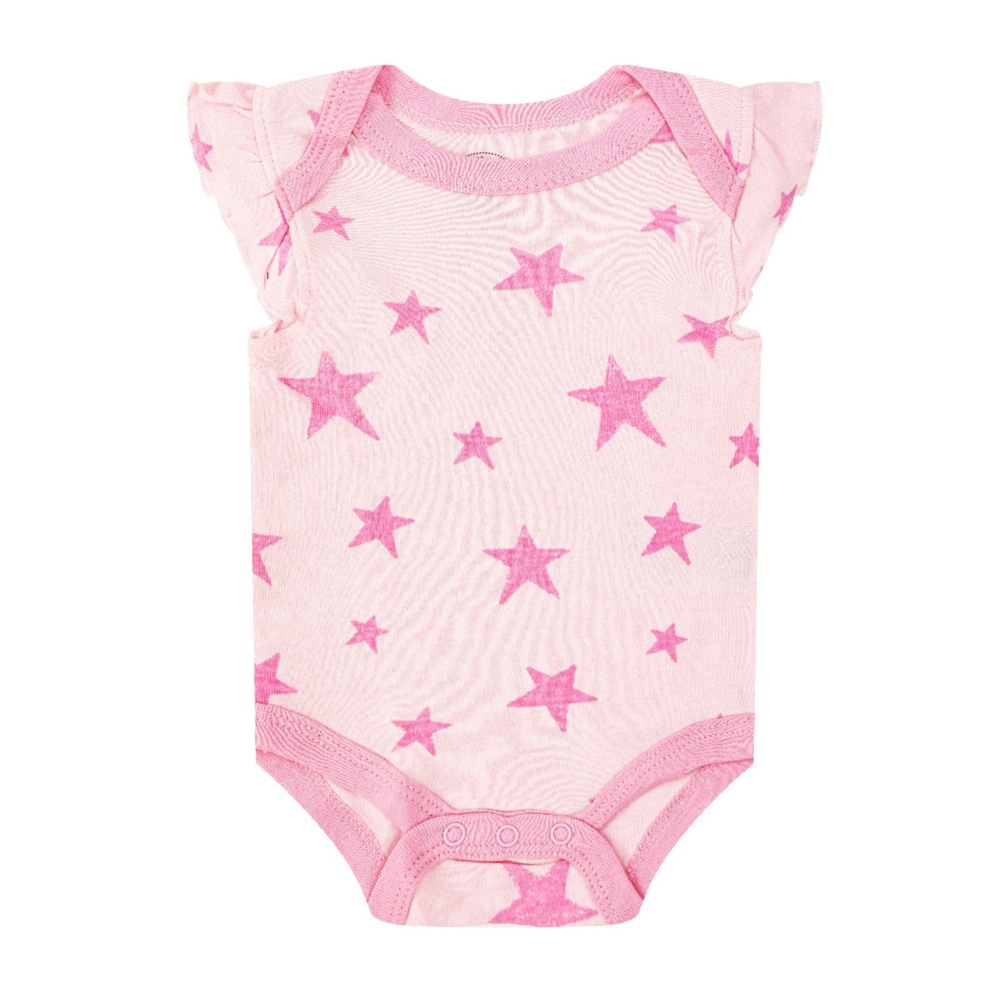 MOTHER'S CHOICE 3-Pc 100% Cotton Short-Sleeved Baby Bodysuit (All the Star Smile)