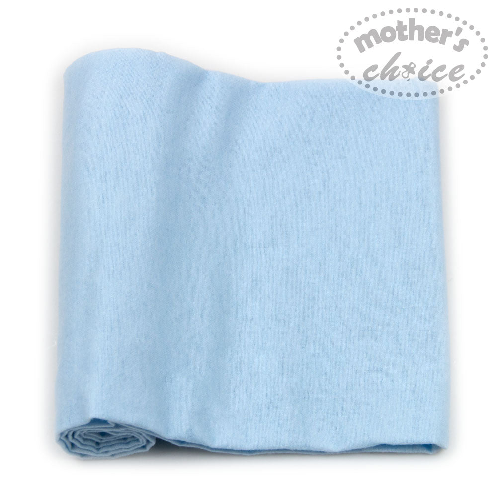 MOTHER'S CHOICE 3-Pc Flannel Receiver With Overlock Binding (Blue Cars)