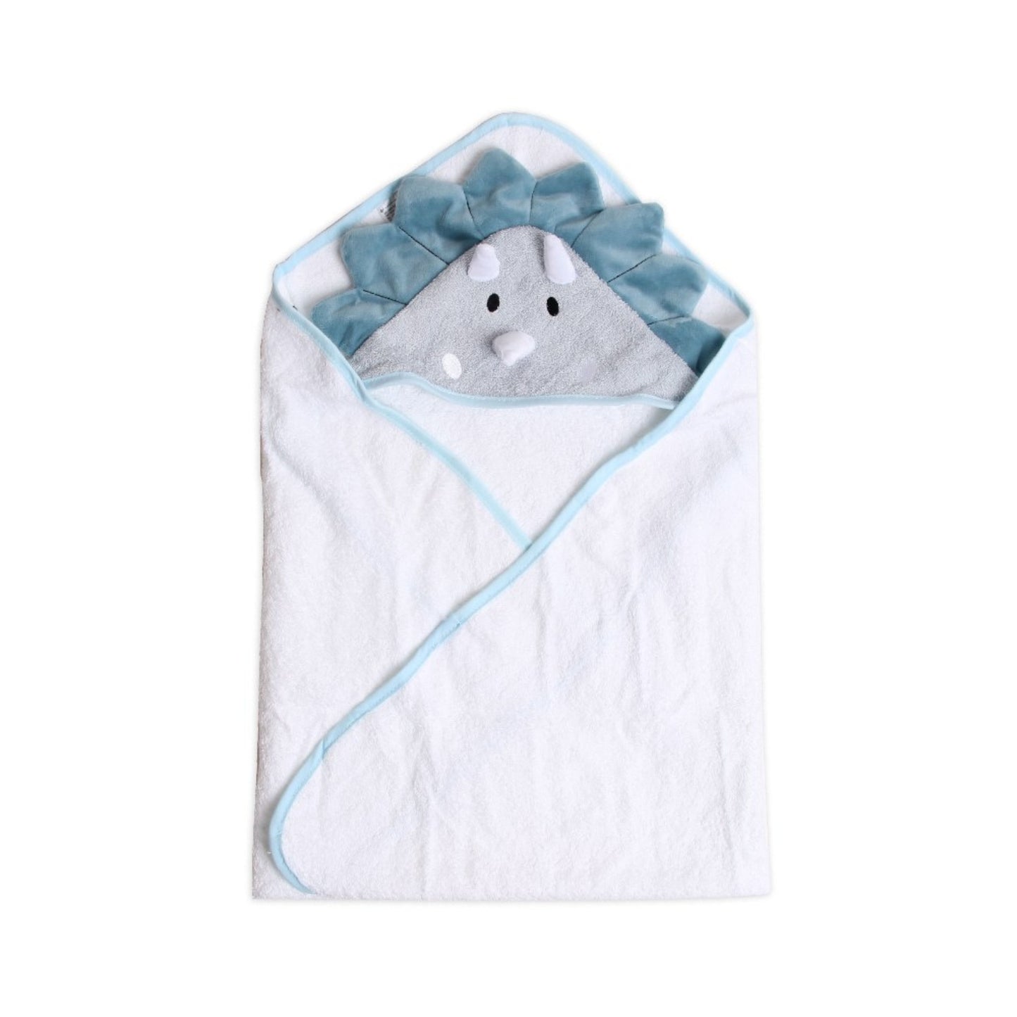 INFANCIE 100% Pure Cotton Infant / Baby 3D Hooded Towel (Dino)